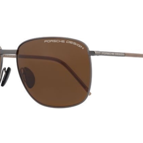 Porsche Design - P'8630-B Brown Polarized Gunmetal Sunglasses 58-15-145 - Picture 7 of 13